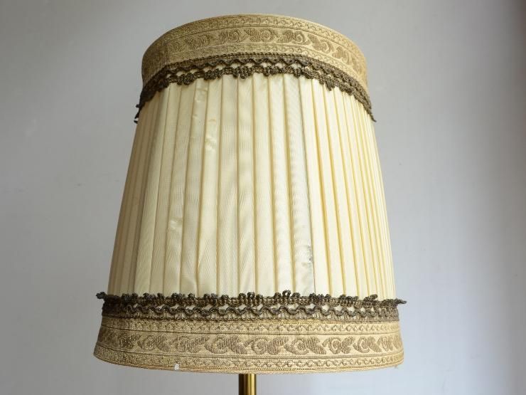 ヴィンテージ プリーツシェード テーブルランプ（H40cm