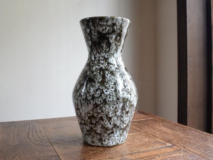 ドイツヴィンテージ 陶器フラワーベース （20.5cm