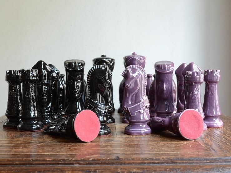 ヴィンテージ 陶器チェス（駒・オブジェ）｜アンティーク雑貨｜CHELSEA