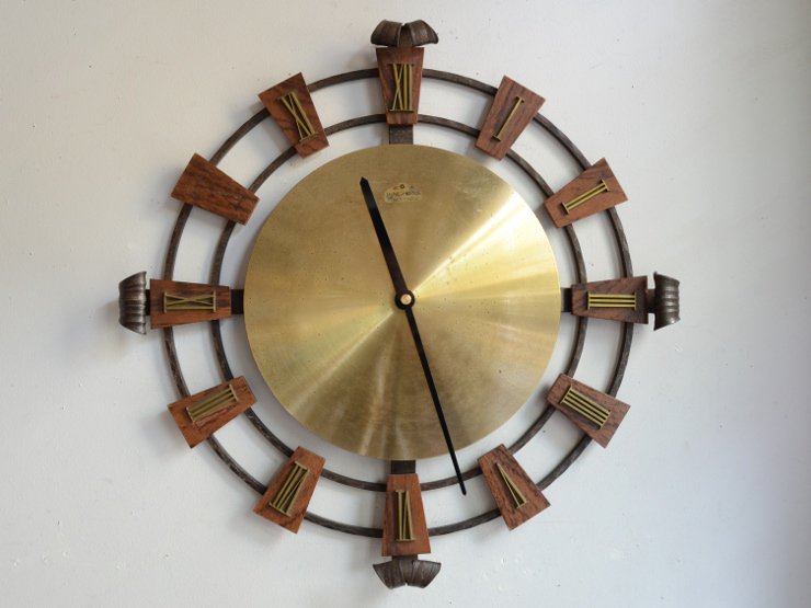 ヴィンテージ アイアン ウォールクロック（壁掛け時計）｜アンティーク雑貨｜CHELSEA antique＆decoration（チェルシー）