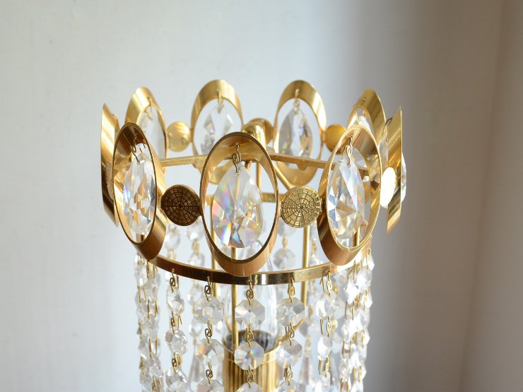 ヴィンテージ クリスタルガラス テーブルランプ｜アンティーク照明・ランプ｜CHELSEA antique＆decoration（チェルシー）