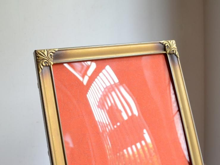 真鍮のアンティークフレーム　大型　イタリア製　フレームのみ　什器　ヴィンテージ 真鍮のアンティークフレーム 大型 イタリア製 フレームのみ 什器