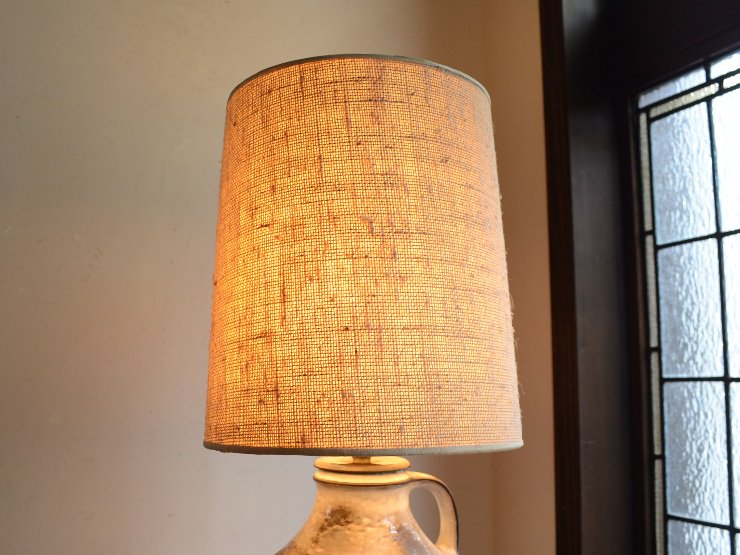 ヴィンテージ 陶器 テーブルランプ (H42.5cm)｜アンティーク照明 