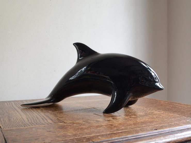 ネプチューン　フェーブ　ヴィンテージ　フランス　陶器　海　人魚　雑貨　イルカ ネプチューン フェーブ ヴィンテージ フランス 陶器 海 人魚