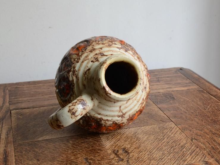 花器　陶器 ヴィンテージ 陶器フラワーベース（H12cm）｜アンティーク雑貨