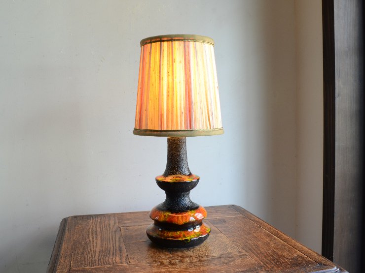 ヴィンテージ 陶器 テーブルランプ (H35cm)｜アンティーク照明・ランプ｜CHELSEA antique＆decoration（チェルシー）