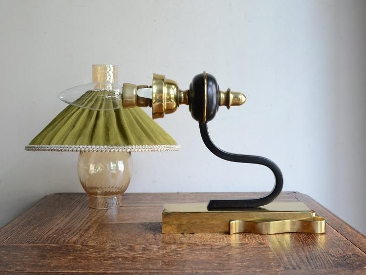 レア　アンティーク　壁掛けオイルランプ ヴィンテージ オイルランプ型 ウォールランプ｜アンティーク照明