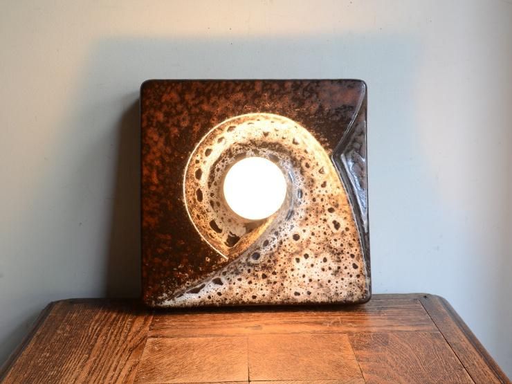 ヴィンテージ デザイン 陶器ライト｜アンティーク照明・ランプ