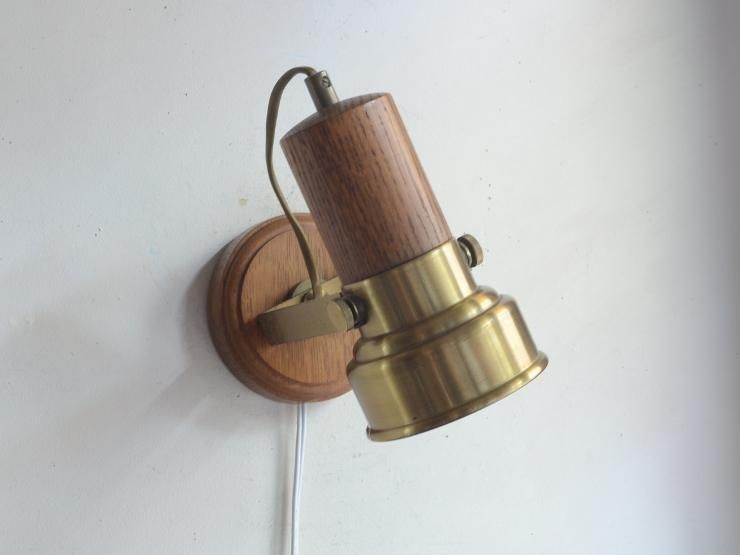 ヴィンテージデザイン 木製 スポットライト｜アンティーク照明