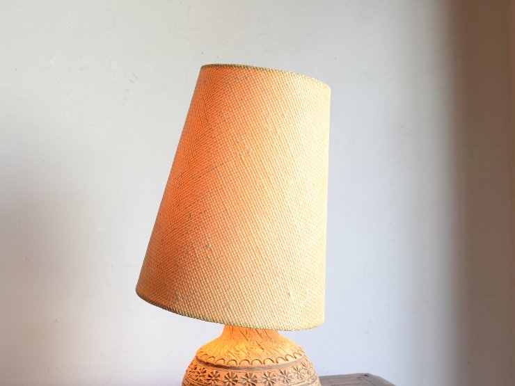 ヴィンテージ 陶器 テーブルランプ (H30.5cm)｜アンティーク照明 