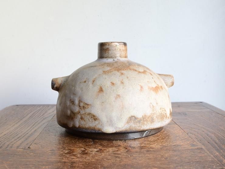 【アンティーク】陶器 花器 ロイヤルウースター 金彩草花絵 花瓶 26cm アンティーク 1891年