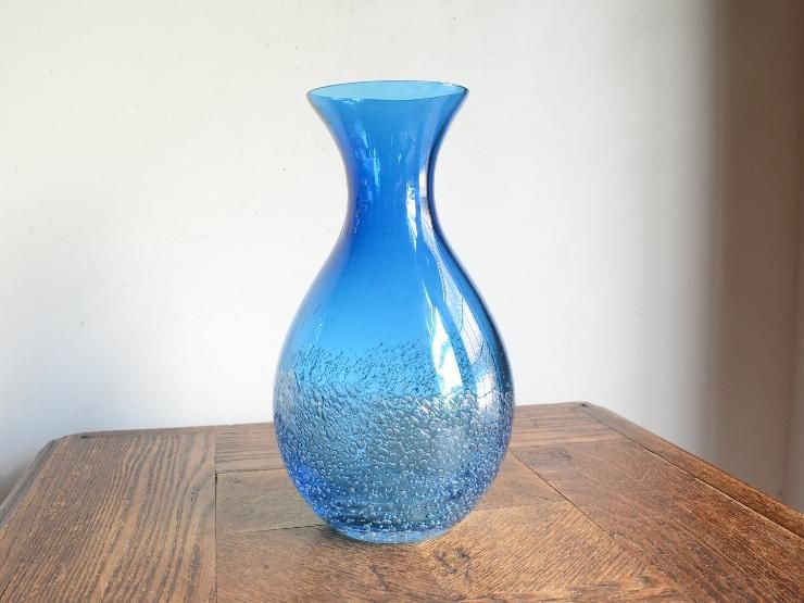ガラス花瓶　ヴィンテージ　フラワーベース New flower vase ガラス/tiger #花瓶 #フラワーベース