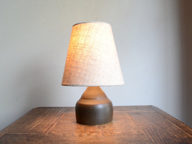 ヴィンテージ 陶器 テーブルランプ (H23cm)｜アンティーク照明・ランプ