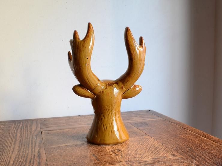 ヴィンテージ 鹿モチーフ 陶器オブジェ｜アンティーク雑貨｜CHELSEA