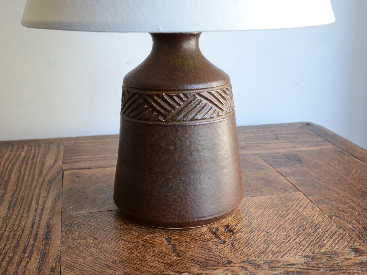 ヴィンテージ 陶器 テーブルランプ (H29cm)｜アンティーク照明・ランプ 