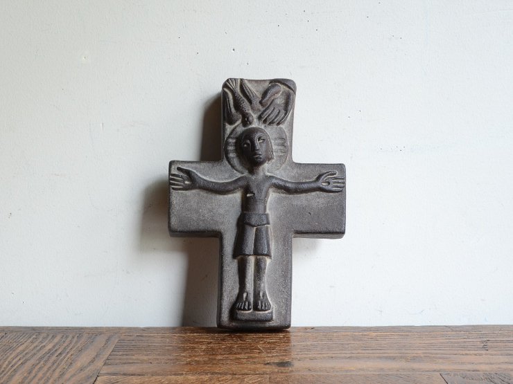 [new] 陶器クロス（十字架）ウォールデコレーション