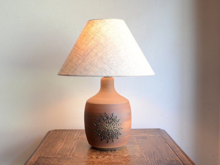 ヴィンテージ 陶器 テーブルランプ (H36cm)｜アンティーク照明・ランプ