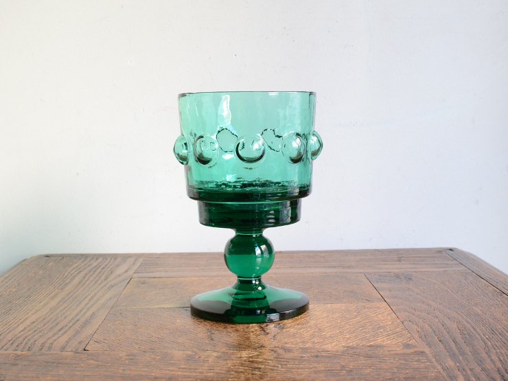 ヴィンテージ ガラス フラワーベース (H14cm)｜アンティーク雑貨｜CHELSEA antique＆decoration（チェルシー）