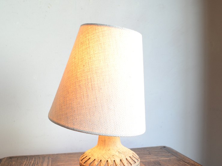 ヴィンテージ 陶器 テーブルランプ (H25cm)｜アンティーク照明・ランプ 