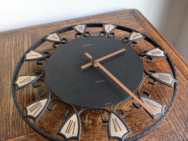 ヴィンテージ アイアン ウォールクロック（壁掛け時計）｜アンティーク