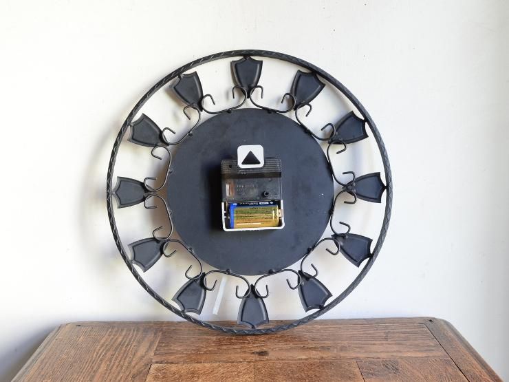 ヴィンテージ アイアン ウォールクロック（壁掛け時計）｜アンティーク