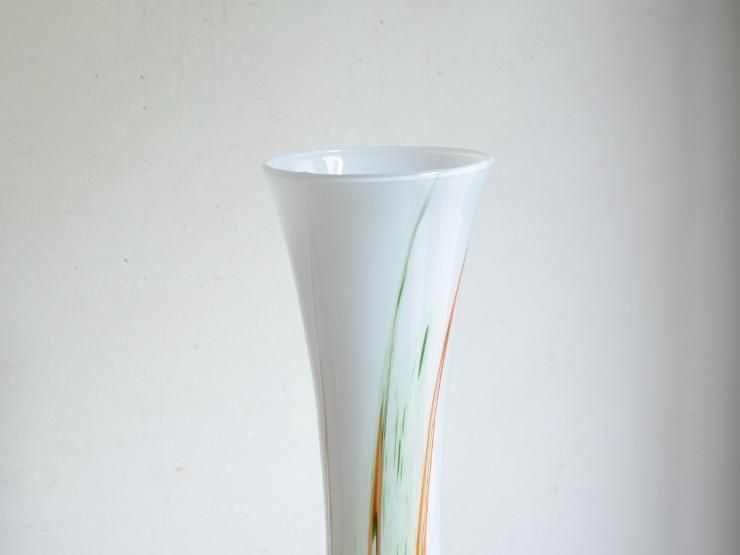 ムラーノガラス　フラワーベース ヴィンテージ ムラーノガラス フラワーベース (H26cm