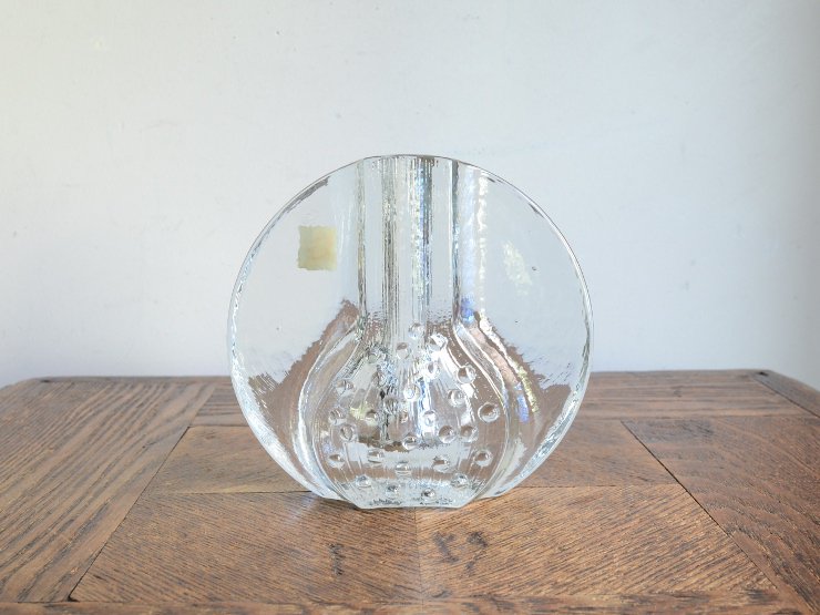 [new] ヴィンテージ ガラス フラワーベース (H11cm)