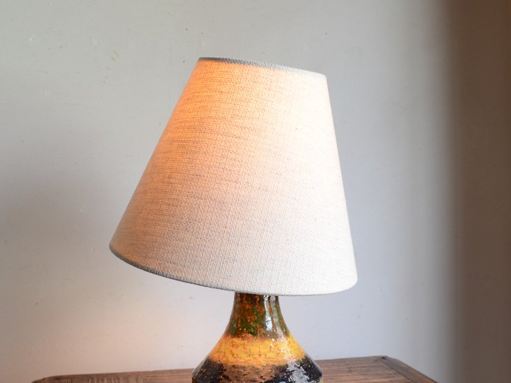 ヴィンテージ 陶器 テーブルランプ (H30cm)｜アンティーク照明・ランプ 