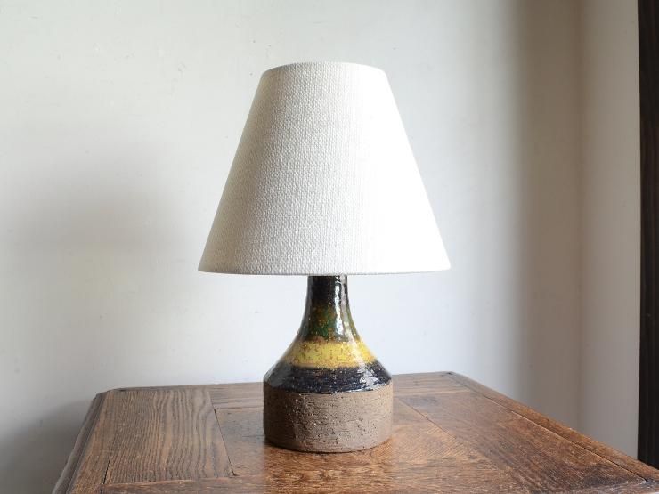 ヴィンテージ 陶器 テーブルランプ (H30cm)｜アンティーク照明・ランプ