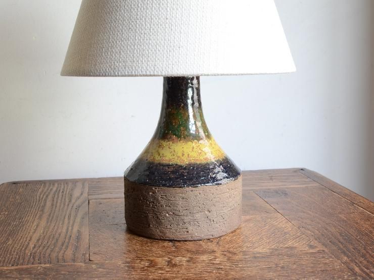 ヴィンテージ 陶器 テーブルランプ (H30cm)｜アンティーク照明・ランプ