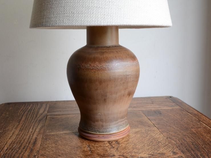 ヴィンテージ 陶器 テーブルランプ (H34cm)｜アンティーク照明・ランプ