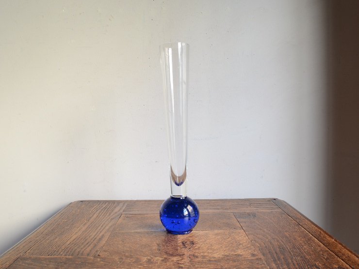 [new] ヴィンテージ ガラス フラワーベース (H25cm)