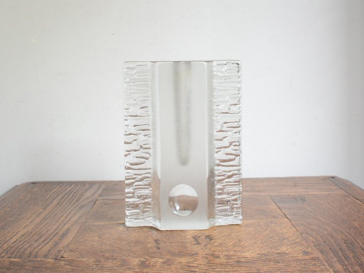 [new] ヴィンテージ ガラス フラワーベース (H14cm)