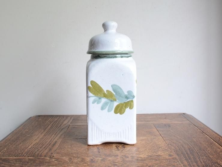 * antique mini ❀ 小さなお花柄 蓋付き ポット 美品 アンティーク イギリス製 エインズレイ ペンブロック 小物