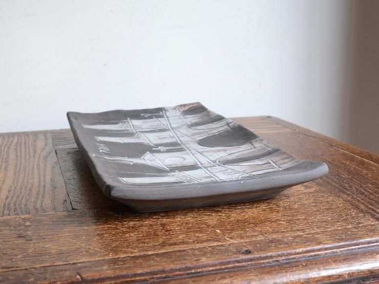 ヴィンテージ 壁掛け陶器プレート (絵皿)｜アンティーク雑貨