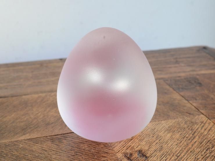 ケニーウォルトン　サイン入り　手吹きガラス　ペーパーウエイト　ビンテージ ケニーウォルトン サイン入り 手吹きガラス ペーパーウエイト