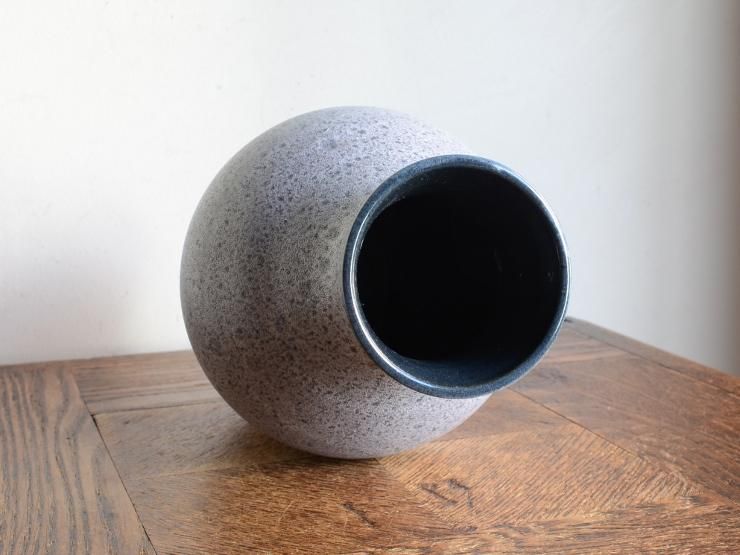 ヴィンテージ 陶器フラワーベース（H20.5cm）｜アンティーク雑貨