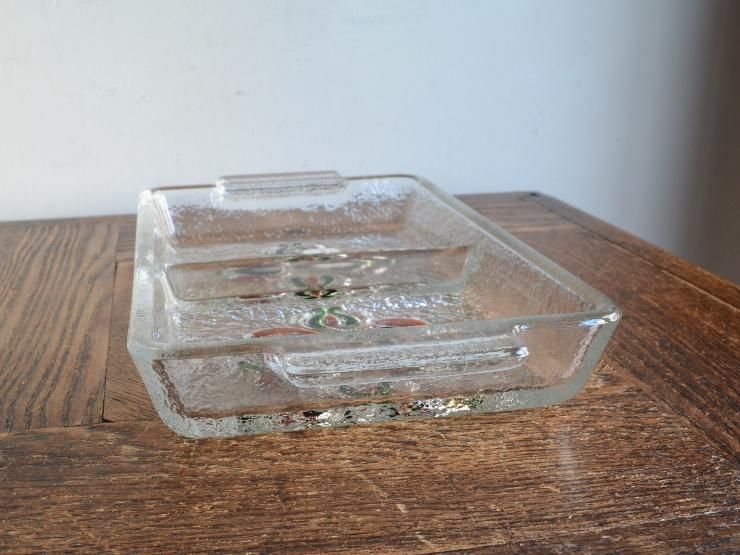 レア　ヴィンテージ　ステンドトレイ ヴィンテージ ステンレス トレイ インテリア レトロ シャビー