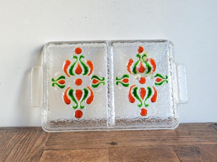 ヴィンテージデザイン ガラストレイ｜アンティーク雑貨｜CHELSEA