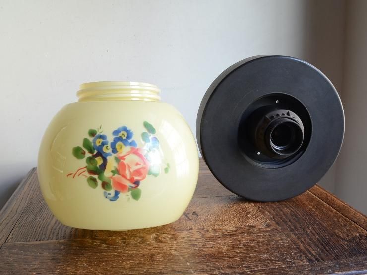 シーリング ミルクガラス シャビーシック アンティーク ビンテージ アールデコ シーリング ミルクガラス シャビーシック アンティーク