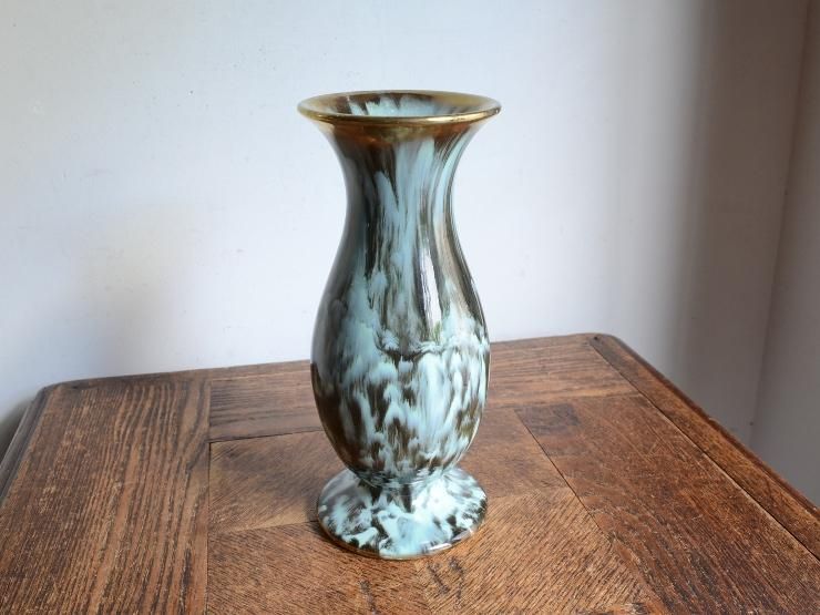 McCoy 陶器　フラワーベース 花瓶　ヴィンテージ　希少 ヴィンテージ 陶器フラワーベース（H19.5cm）｜アンティーク雑貨