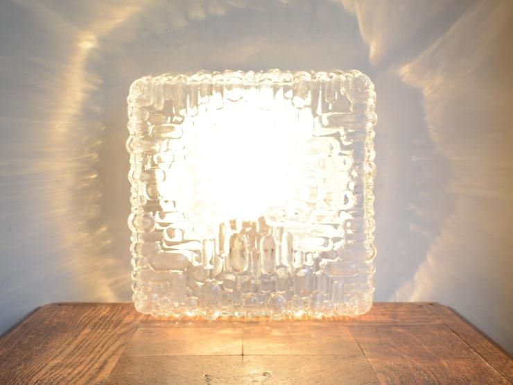 アンティークランプ ガラス模様が美しいアンティークランプシェード（コード