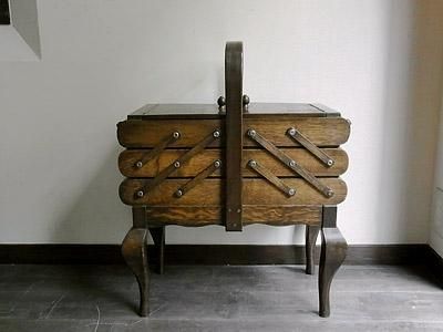 Furniture 猫足ソーイングボックス - アンティーク家具と