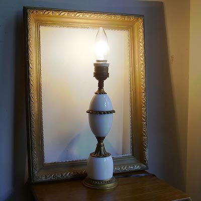 フランス 陶器スタンドランプ｜アンティーク照明・ランプ｜CHELSEA antique＆decoration（チェルシー）