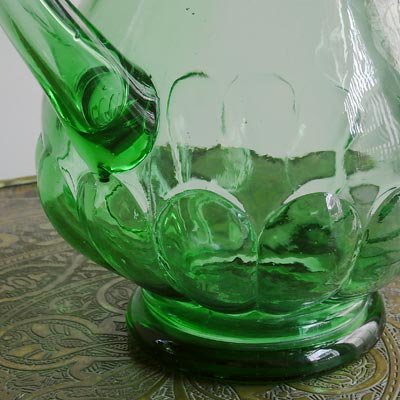アンティーク雑貨｜グリーンガラス フラワーベース｜CHELSEA antique＆decoration（チェルシー）