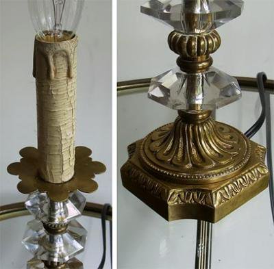 クリスタル＆真鍮 スタンドランプ｜アンティーク照明・ランプ｜CHELSEA antique＆decoration（チェルシー）