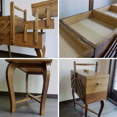 アンティーク家具・ヴィンテージ家具|猫足ソーイングボックス アンティーク家具・ヴィンテージ家具|猫足ソーイングボックス