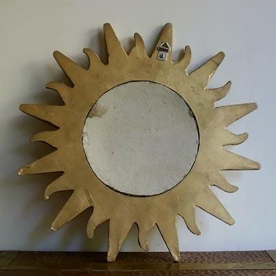 サンバースト（太陽）壁掛け魚眼ミラー｜アンティーク雑貨｜CHELSEA