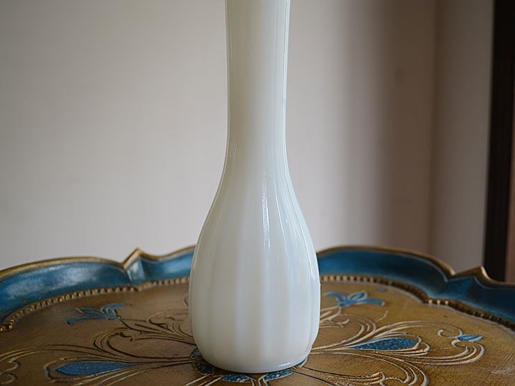 ビンテージ ミルクガラスフラワーベース 花瓶 プランター ガーデニング カッティングデザイン インテリアアイテム ディスプレイアイテム