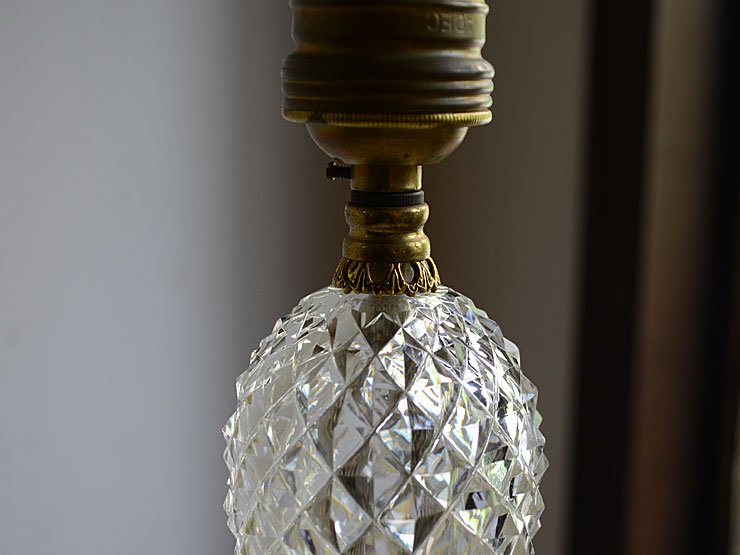 カッティングガラス スタンドランプ｜アンティーク照明・ランプ｜CHELSEA antique＆decoration（チェルシー）